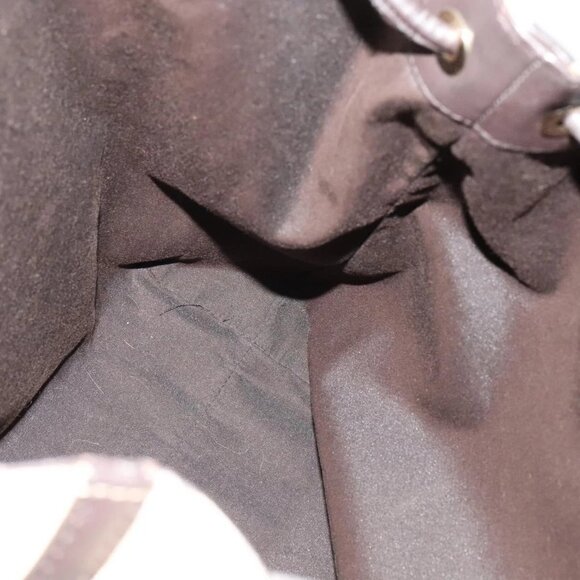 GUCCI Canvas Leather Tote Bag Outlet Beige Gold 257271 Auth 137667 - Picture 10 of 16